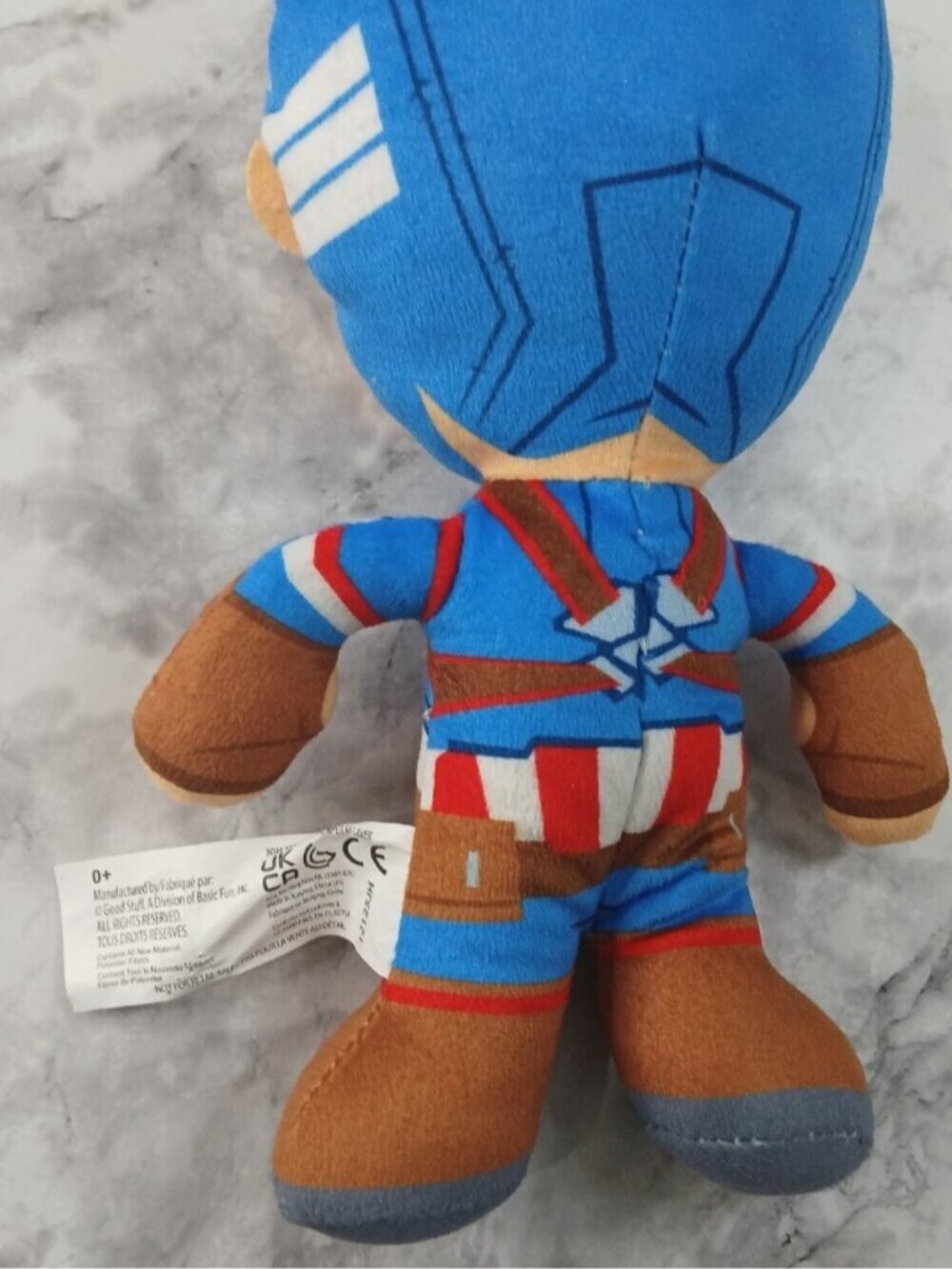 Marvel Captain America Plush Toy 8” Soft Stuffed Superhero Doll Kids Gift - Picture 2 of 4